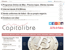 Tablet Screenshot of capitalibre.com